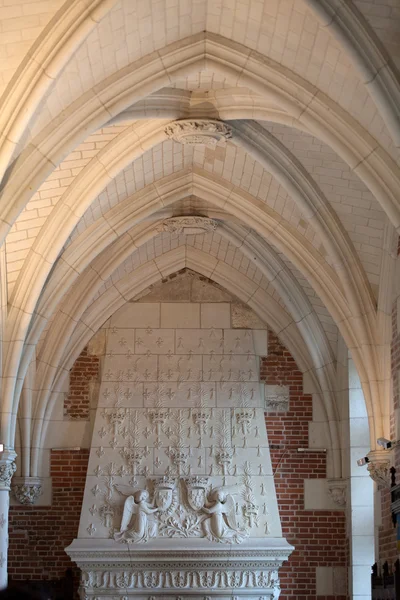 Motifs héraldiques dans le château Amboise. .Vallée de la Loire. France — Photo
