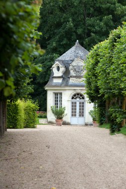 сади і chateau de Вілландрі в Долина Луари у Франції