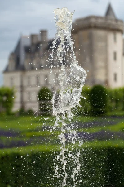 Zahrady a zámek de villandry v údolí Loiry ve Francii — Stock fotografie