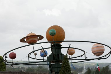 amboise güneş sisteminde kukla. nehir loire .valley. Fransa