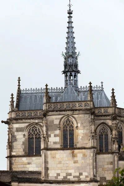 Cappella St. Hubert dove Leonardo Da Vinci è sepolto ad Amboise, Francia . — Foto Stock