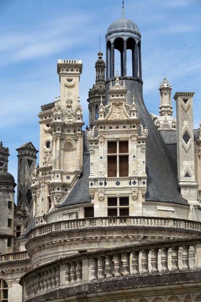 Château royal de Chambord dans la vallée du Cher, France — Photo