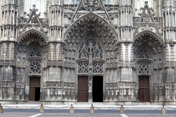 Gotische Kathedrale des Heiligen Gatien in Touren, Loire-Tal, Frankreich — Stockfoto