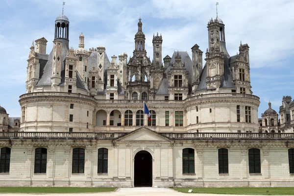 Zamek chambord dolinie cher, Francja — Zdjęcie stockowe