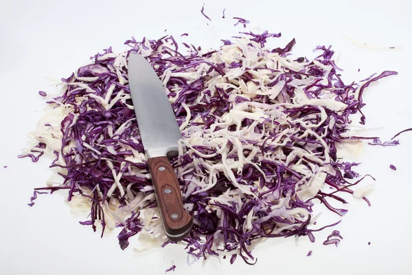 White and Red Cabbage — Stock Photo, Image