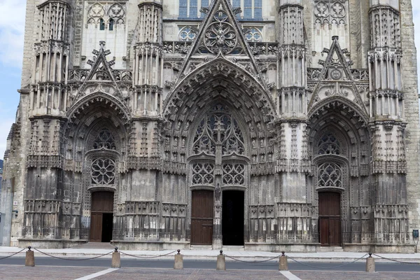 Gotische Kathedrale von Saint-Gatien in Touren, Loire-Tal Frankreich — Stockfoto