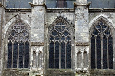 Tours-loire valley saint gatien Katedrali yan duvarına Fransa
