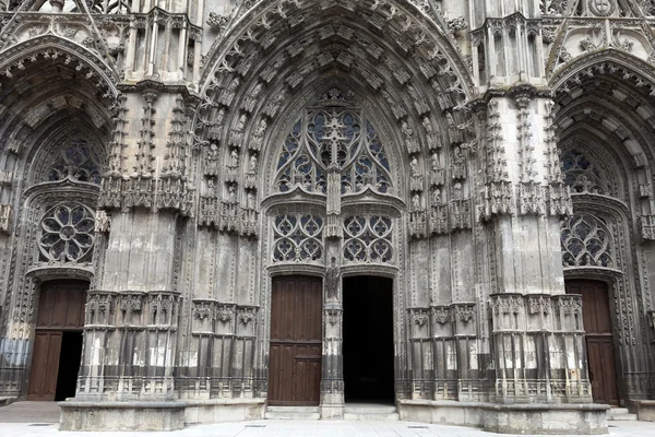 Gotická katedrála svatého gatien v tours, údolí Loiry, Francie — Stock fotografie