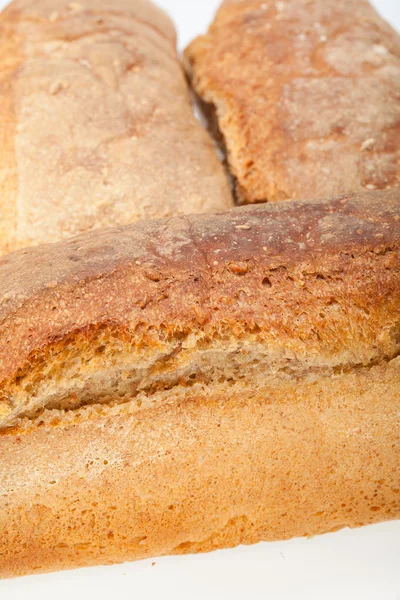 Хліб традиційно обсмажується. Тло. крупним планом . — стокове фото