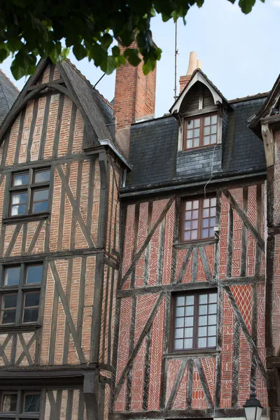 Casa a graticcio in Tours, Valle della Loira, Francia — Foto Stock