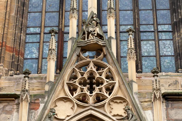 Katedra saint martin, colmar, Francja — Zdjęcie stockowe