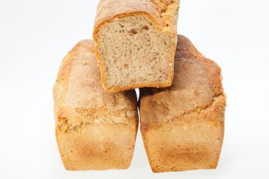 bir tane geleneksel kavrulmuş ekmek. arka plan. yakın çekim.