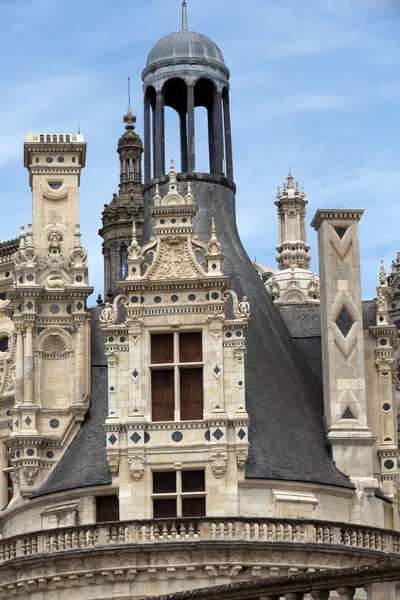 The royal Castle of Chambord in Cher Valley, France — Stock Photo, Image