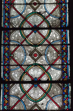 vitray pencereler saint gatien Katedrali Tours, Fransa.