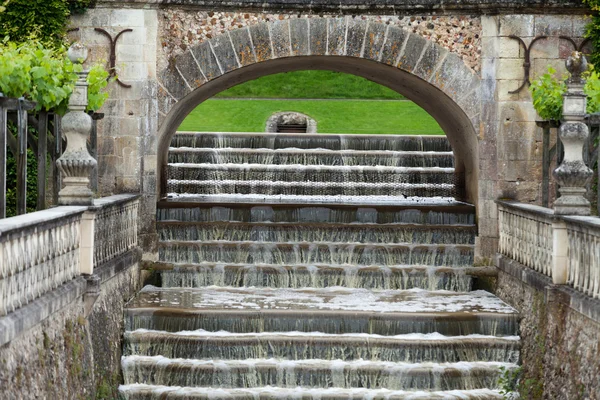 Jardins e Chateau de Villandry em Loire Valley, na França — Fotografia de Stock