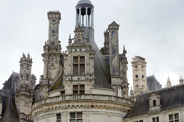 Královský zámek chambord cher údolí, Francie — Stock fotografie