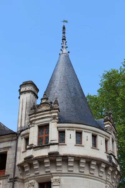 Zámek Azay-le-rideau v údolí Loiry, Francie — Stock fotografie