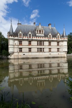 AZAY-le-rideau kale loire Valley, Fransa
