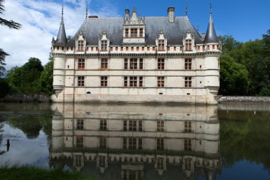 AZAY-le-rideau kale loire Valley, Fransa