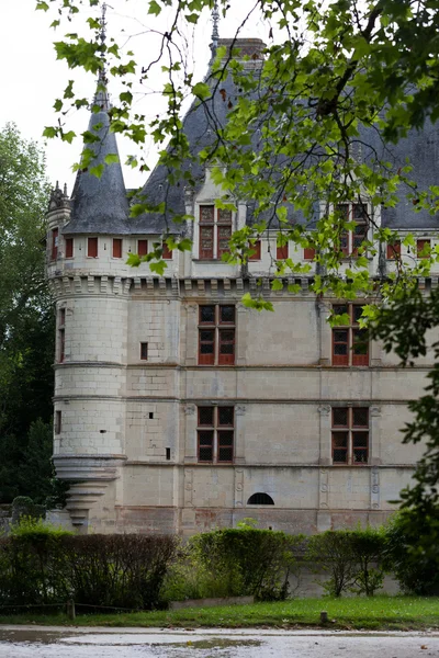 Azay-le-Rideau slot i Loire-dalen, Frankrig - Stock-foto