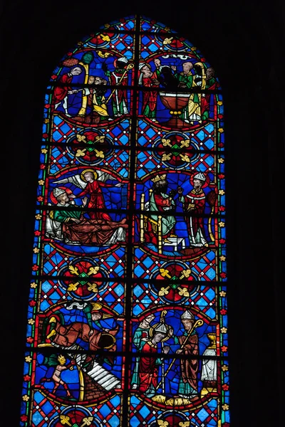 Cattedrale gotica di Saint Gatien a Tours, Valle della Loira, Francia — Foto Stock