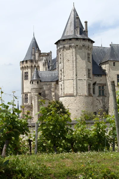 Castelo de Saumur no vale do loire, frança — Fotografia de Stock