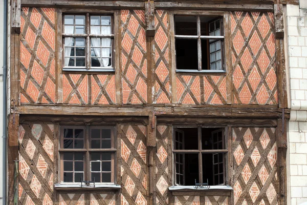 Casa a graticcio in Tours, Valle della Loira, Francia — Foto Stock