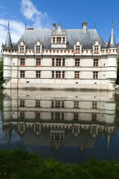 Azay-le-rideau kasteel in de Loirevallei, Frankrijk — Stockfoto