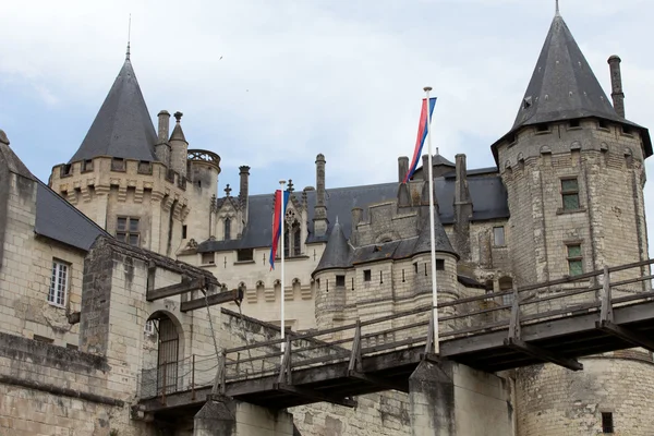 Château de Saumur dans la vallée de la Loire, France — Photo