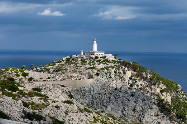 Leuchtturm auf cap de formentor. Mallorca, Spanien — Stockfoto