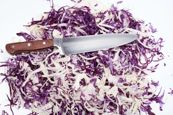 White and Red Cabbage — Stock Photo, Image