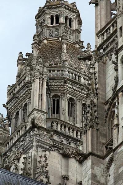 Gotische kathedraal van saint gatien Tours, Pays de la Loire Frankrijk — Stockfoto