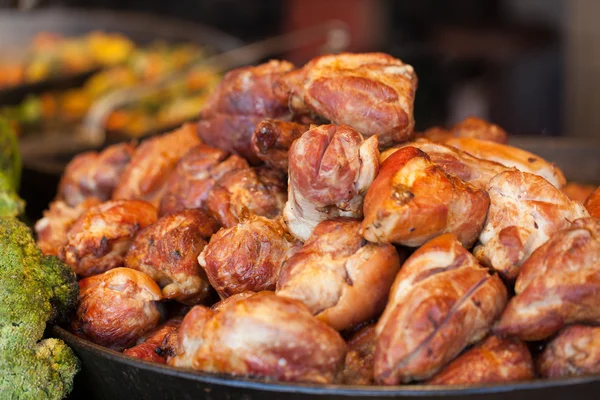 Rollos de pechuga de pollo asado —  Fotos de Stock