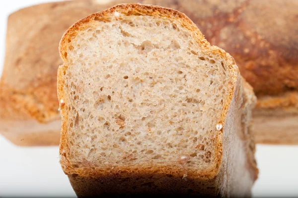 Large loaves of bread traditionally roasted — Stock Photo, Image