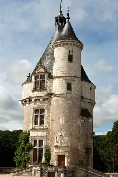 Castle of Chenonceau. Known as the castle of the ladies was built in 1513 and is one of the most visited in the Loire Valley. — Stock Photo, Image