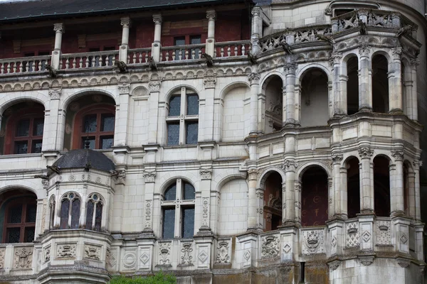Renaissance facade at the castle of Blois. LoireValley, France — Stock Photo, Image