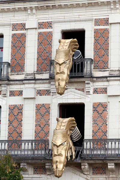 Haus der Magie neben Schloss Blois. loire-Tal, Frankreich — Stockfoto