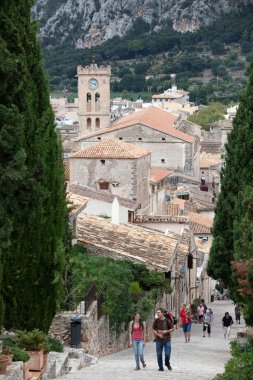 Calvary adımlar pollensa, mallorca, İspanya