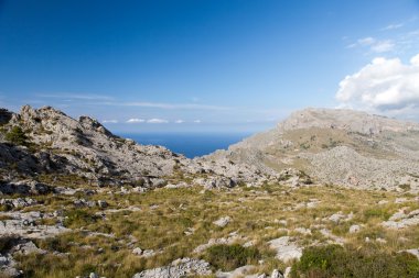 Serra de tramuntana - dağlar üzerinde mallorca, İspanya