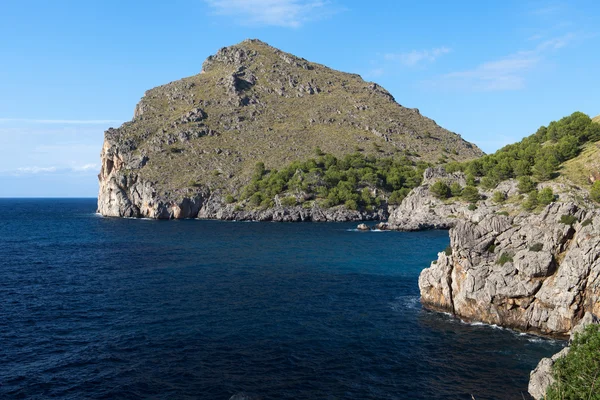 Torrent де pareis - calobra sa бухти в Майорка, Іспанія — стокове фото