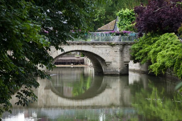 Eski köprünün Vadisi'nde azay le rideau.loire, Fransa — Stok fotoğraf