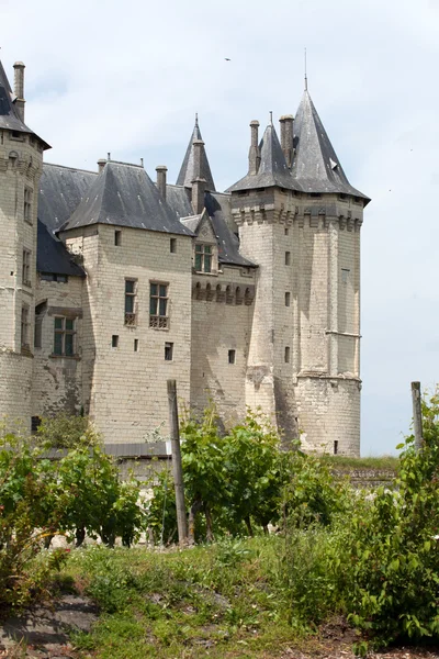 Slott av saumur i Loiredalen, Frankrike — Stockfoto
