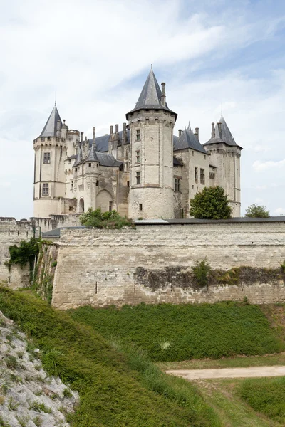 Hrad saumur v údolí Loiry, Francie — Stock fotografie