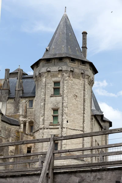 Castello di Saumur nella valle della Loira, Francia — Foto Stock