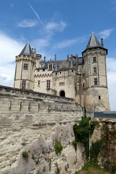 Замок Saumur Долина Луари, Франція — стокове фото