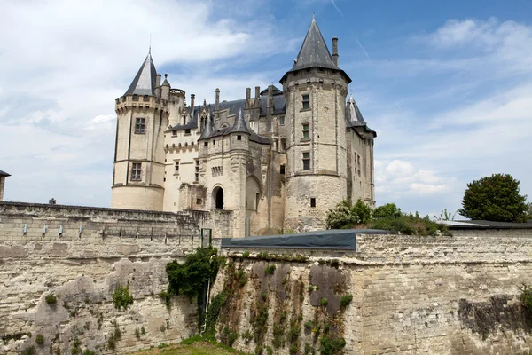 Kasteel van saumur in Loirevallei, Frankrijk — Stockfoto