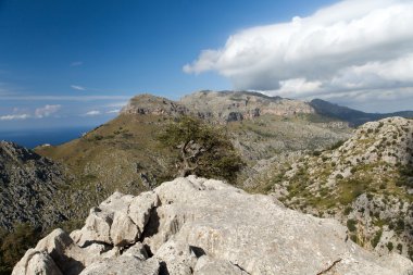 Serra de tramuntana - dağlar üzerinde mallorca, İspanya