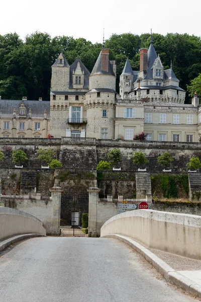 ライニー使用の城眠れる森の美女の城として知られ、 11世紀に建てられました。フランスのロワール渓谷 — ストック写真