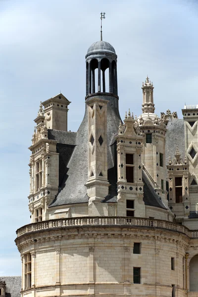 El castillo real de Chambord en Cher Valley, Francia — Foto de Stock