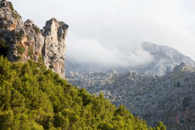 Serra de Tramuntana - mountains on Mallorca, Spain clipart